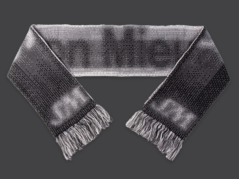 Scarf Black and white